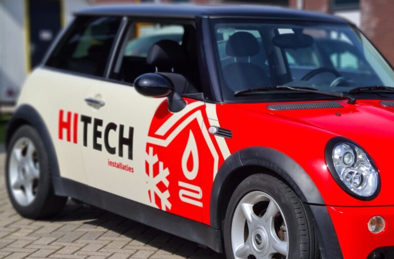 Autobelettering voor Hitech, project ROAX Schoonhoven